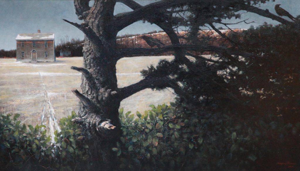 oil on linen, 35” x 60”