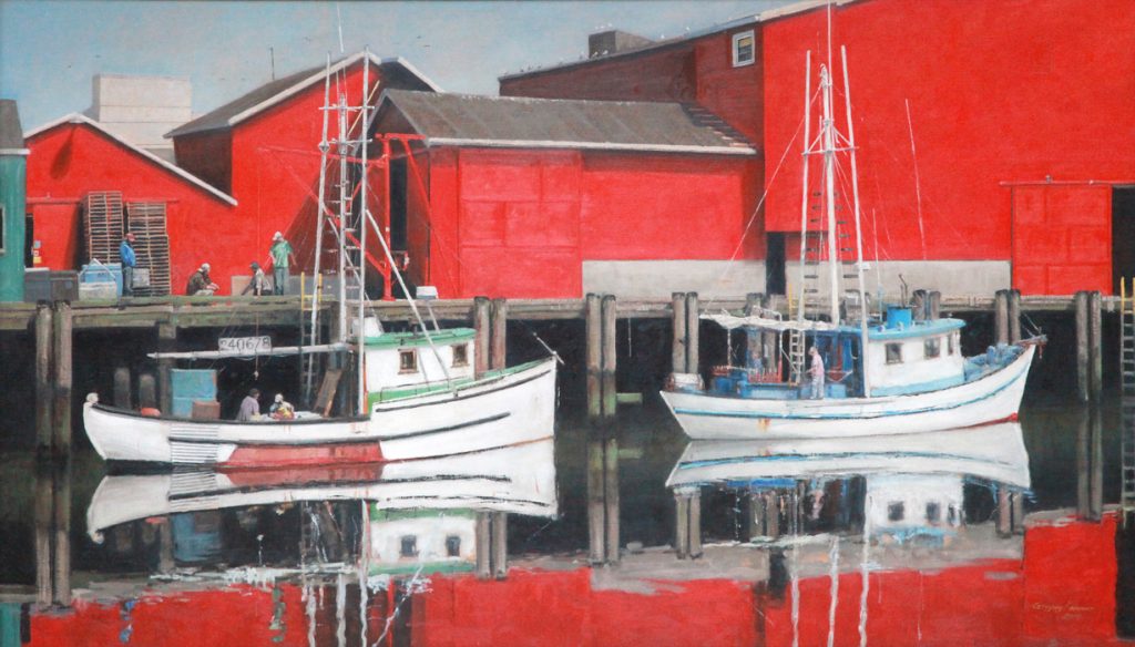oil on linen, 35” x 60”