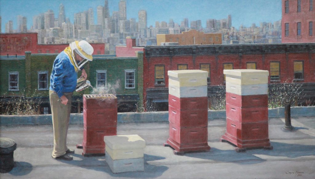 oil on linen, 35” x 60”